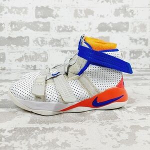 Nike Lebron Zoom Soldier 11 Ultramarine White Blue Athleisure Sneakers M537